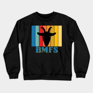 BMFS Goat Color Stripe Crewneck Sweatshirt